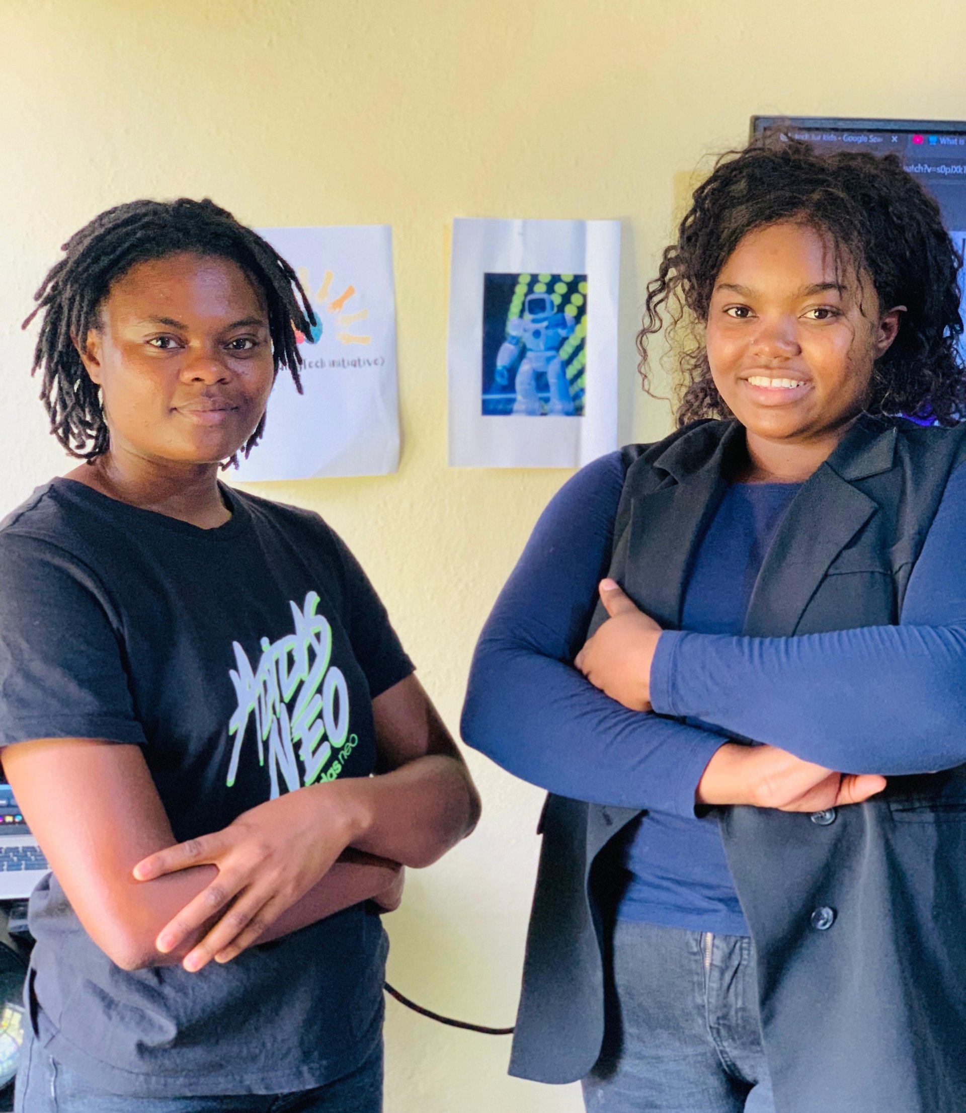 HealingTech bootcamp — youth learning technology with team leaders and volunteers
